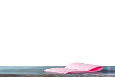 tablo üzerinde pembe peçete