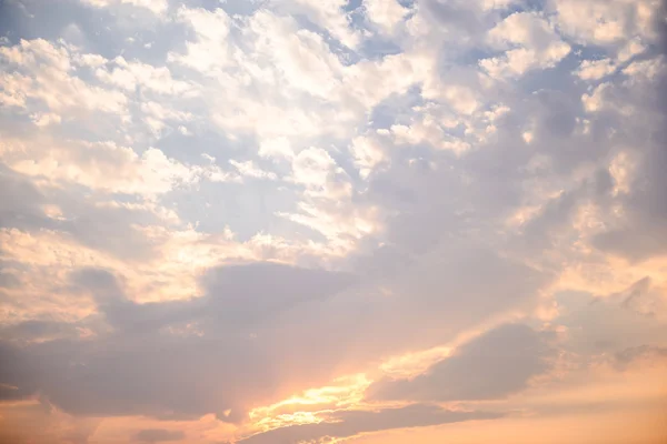 Hermosa Puesta Del Sol Cloudscape — Foto de Stock