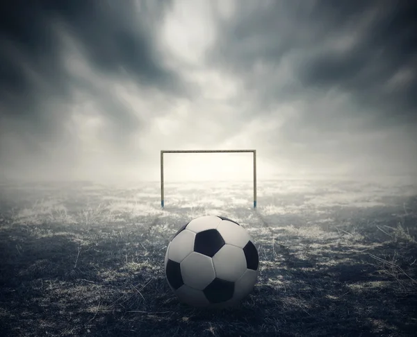Fútbol post-apocalíptico (fútbol ) —  Fotos de Stock