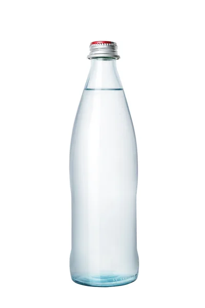 Glass bottle of water — Stock Photo, Image