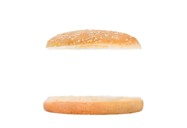 Empty sandwich on white — Stock Photo, Image