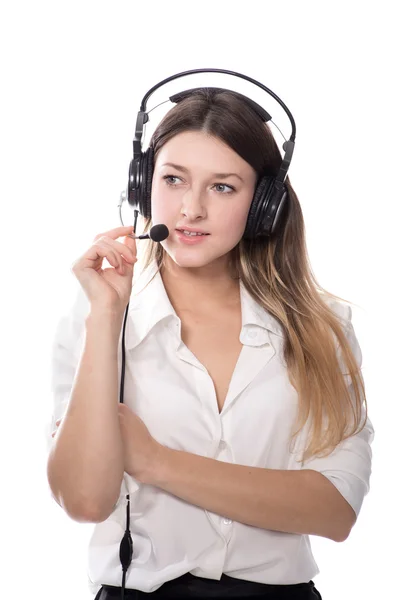 Support phone operator Royalty Free Stock Images