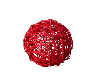 Beyaz üzerine kırmızı clew