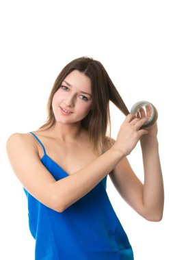 kadın saç kıvırma