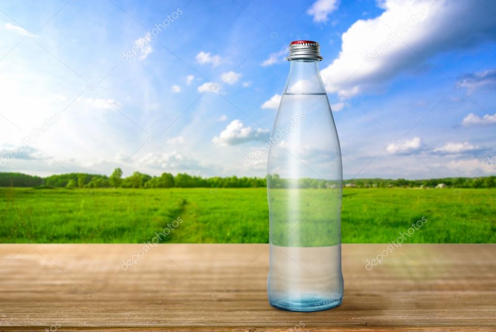 bottle of mineral water