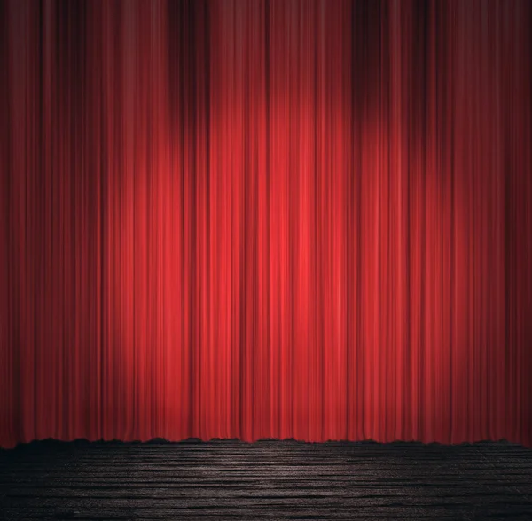 Red stage backdrop — Stock Photo, Image