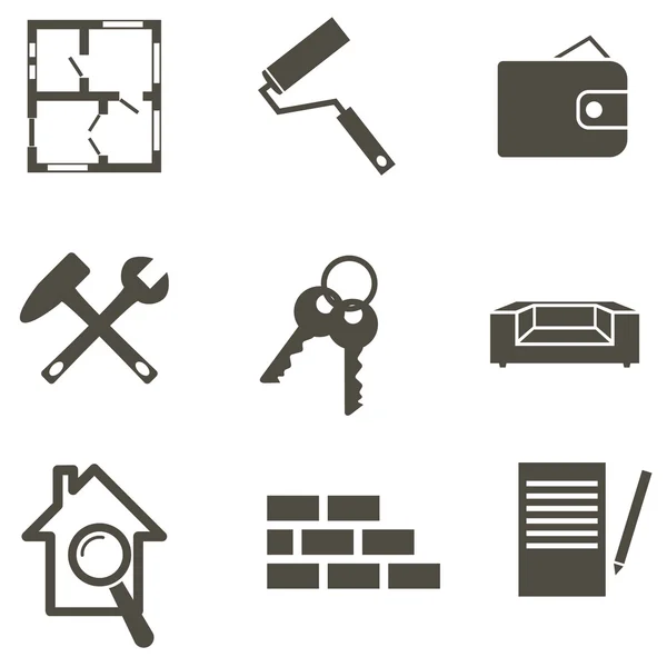 vektör çizim gayrimenkul Icon set