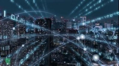 5G ve AI teknolojisi, küresel iletişim ağı konsepti. İş grafiği. Küresel. Görüntü.