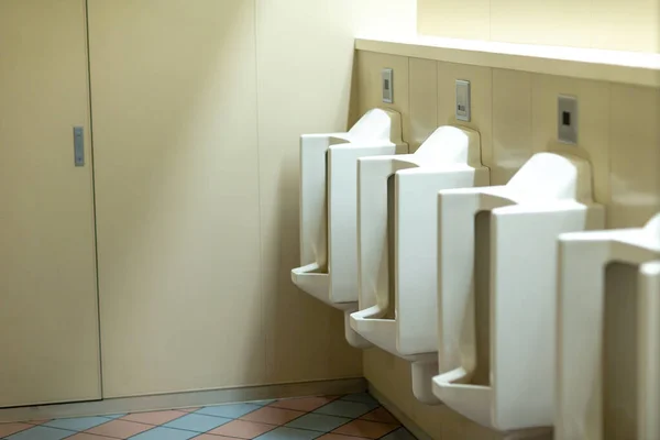 Umumi Tuvaletin Lüks Otelin Bir Parçası Duvarda Tuvalet Tabelası Var — Stok fotoğraf