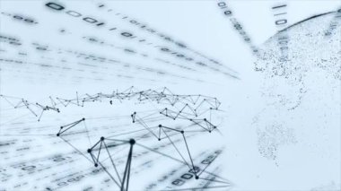 5G ve AI teknolojisi, küresel iletişim ağı konsepti. İş grafiği. Küresel. Görüntü.