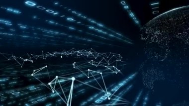 5G ve AI teknolojisi, küresel iletişim ağı konsepti. İş grafiği. Küresel. Görüntü.
