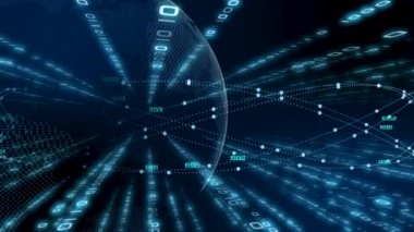 Veri Koruması Siber Güvenlik Gizlilik İş İnternet Teknolojisi Konsepti. 3B illüstrasyon.