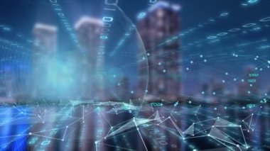 Veri Koruması Siber Güvenlik Gizlilik İş İnternet Teknolojisi Konsepti. 3B illüstrasyon.