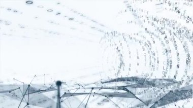 İnternet işi için iletişim teknolojisi. Dünya üzerindeki küresel iletişim ağı ve telekomünikasyon kripto para birimi, engelleme zinciri ve IOT. 3B illüstrasyon.