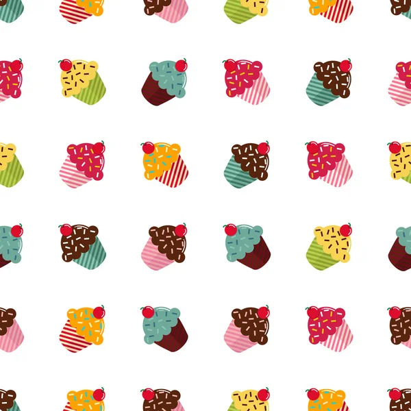 cupcakes seamless modeli.