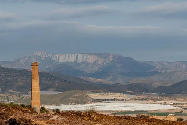 Landscape Abandoned Mines Mazarrn Murcia Region Spain — Stock fotografie