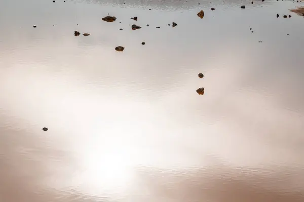 Мінералізовані Води Покинутих Шахт Мазарну Територія Мурсії Іспанія — стокове фото