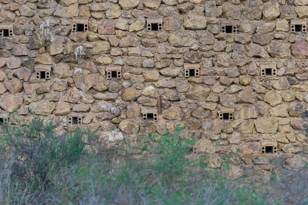 Ruines Des Mines Abandonnées Mazarrn Région Murcie Espagne — Photo