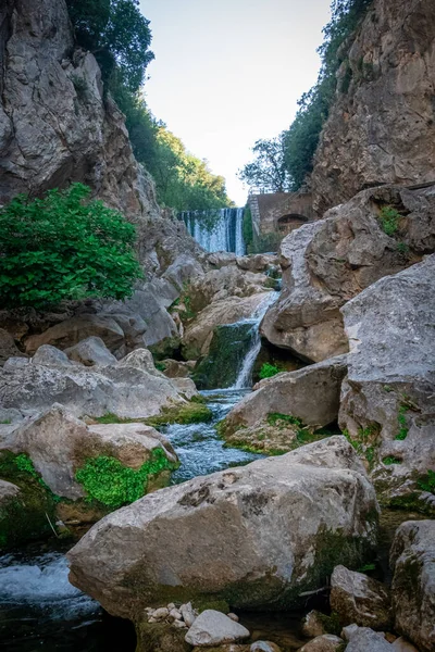 Paysages Route Randonnée Cerrada Del Utrero Sierra Cazorla Jaen Espagne — Photo