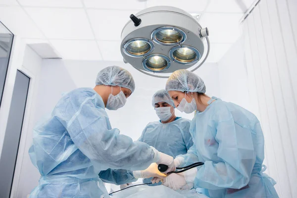 Operation Modern Operating Room Close Emergency Rescue Resuscitation Patient Medicine — Stock Photo, Image