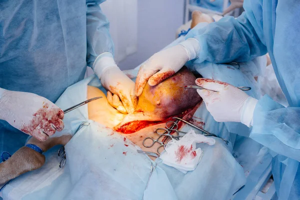 Uma Clínica Veterinária Moderna Uma Operação Realizada Para Salvar Vida — Fotografia de Stock