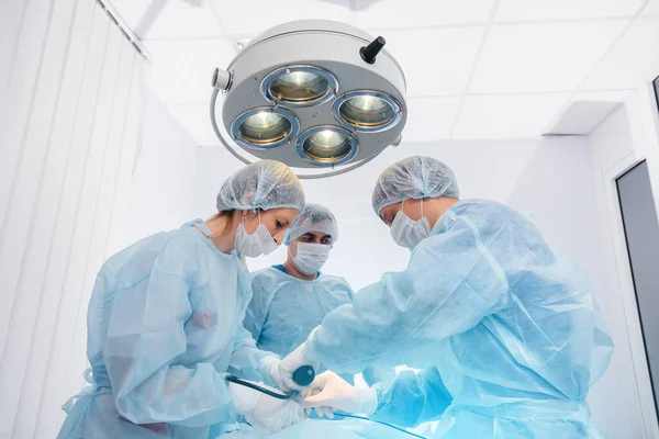 Operation Modern Operating Room Close Emergency Rescue Resuscitation Patient Medicine — Stock Photo, Image