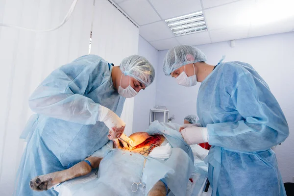 Uma Clínica Veterinária Moderna Uma Operação Realizada Para Salvar Vida — Fotografia de Stock