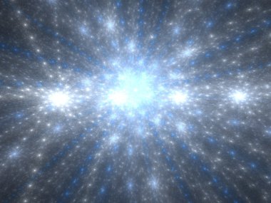 Mavi fraktal kızdırma