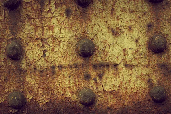 Panoramic Grunge Rusted Metal Texture Rust Oxidized Metal Background Old — Stock Photo, Image