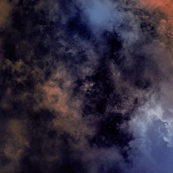 Abstrakta Mångfärgade Smidig Nebulosan Galaxy Konstverk Bakgrund — Stockfoto
