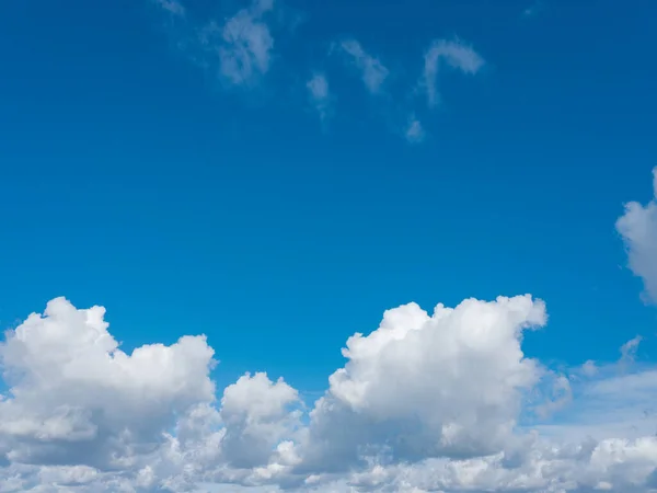 Schönen Blauen Himmel Wolken Für Hintergrund Himmelspanorama — Stockfoto