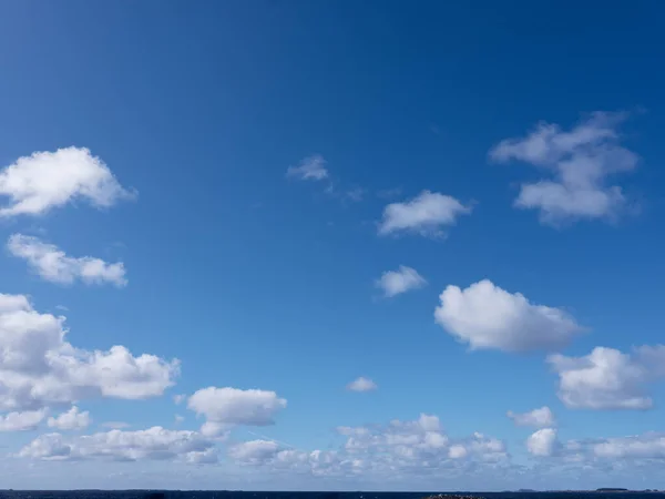 Bellissime Nuvole Cielo Blu Sfondo Panorama Del Cielo — Foto Stock