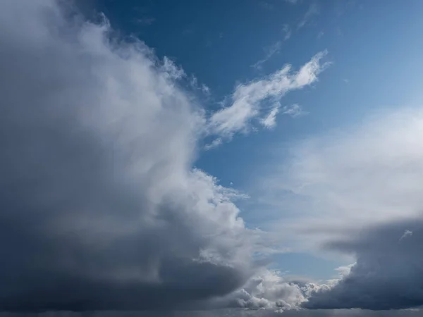 Hermosas Nubes Cielo Azul Para Fondo Panorama Del Cielo — Foto de Stock