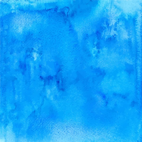 Vektor abstrakten handgezeichneten Aquarell Hintergrund. blau — Stockvektor