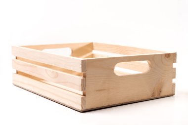 boş ahşap kutu