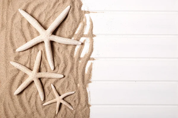 Summer concept, Idea for starfish on sand. — Stock Photo, Image