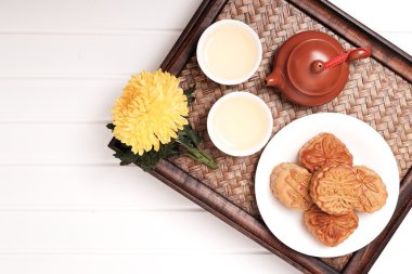 Çin Sonbahar Ortası fastival için Moon Kek