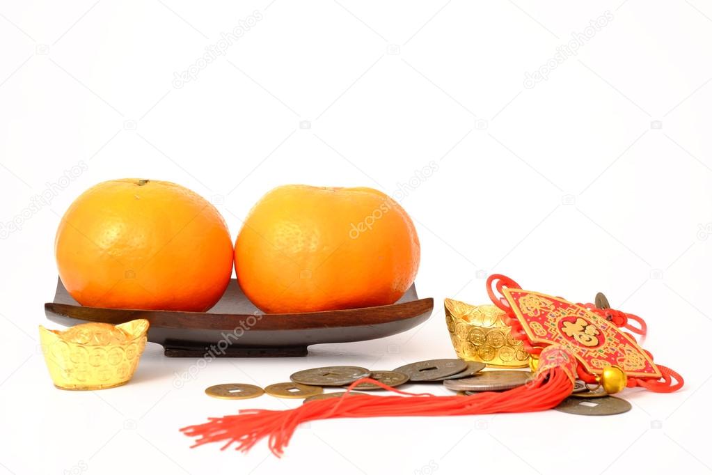 Orange for chinese new year