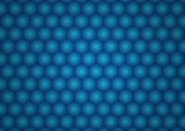 Diseño Forma Hexágono Concepto Panal Abeja Diseño Brillo Luz Azul — Archivo Imágenes Vectoriales