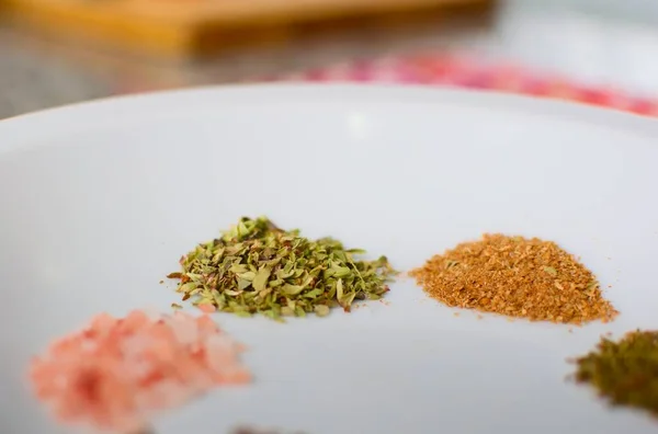 Dried Oregano Cumin Dish Extreme Close — Stock Photo, Image