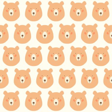 Baş seamless modeli ayı