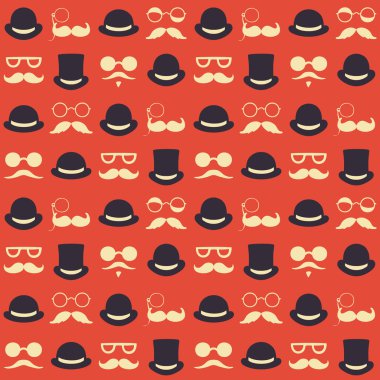 Şapka yüzleri ile Seamless Modeli