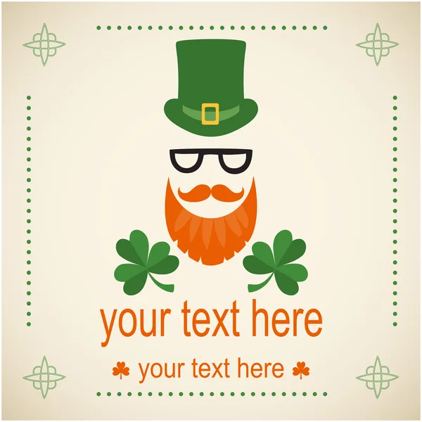 Carte de la Saint Patrick — Image vectorielle