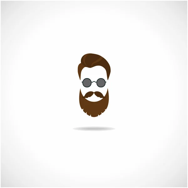 Mode silhouette style hipster — Image vectorielle