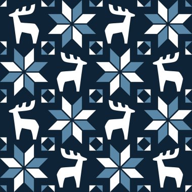 Soyut şekilli kusursuz bir desen. vektör illüstrasyonu