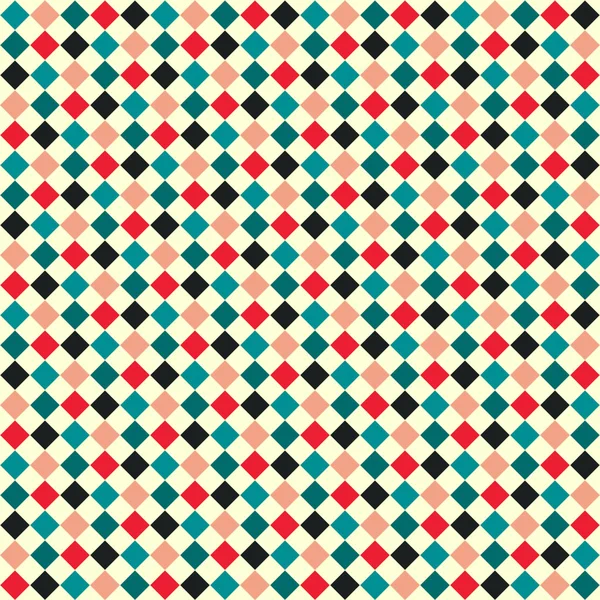 Sömlös färgglada mönster från rhombuses — Stock vektor