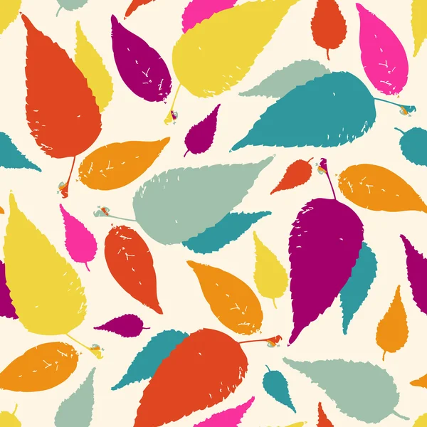 Modèle de feuilles d'automne — Image vectorielle