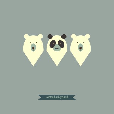 İki ayı ve panda