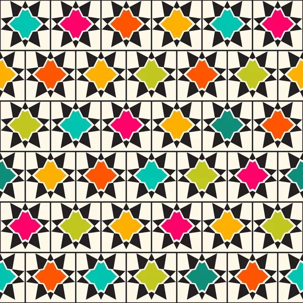 다채로운 형태와 기하학적 인 패턴 — 스톡 벡터