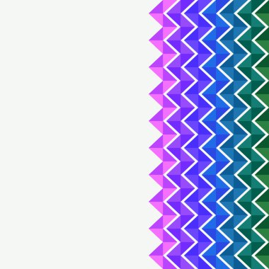 zikzaklar ile geometrik desen